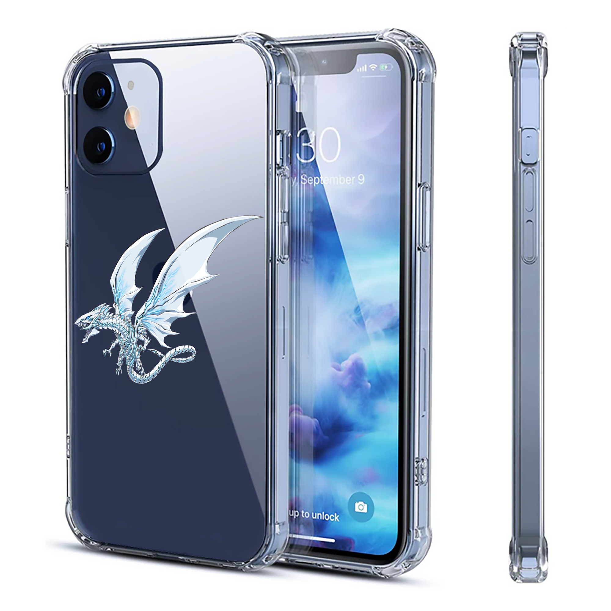 （画像用） 遊☆戯☆王 Yu-Gi-Oh! 【iPhone 12シリーズ対応】透明スマホケース（クリアソフトケース）